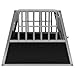 vidaXL Hundetransportbox Doppeltür 94x88x69 cm Hundebox Reisebox Transportbox