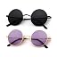 B24-black + Golden Frame Clear Purple Lens