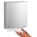 Bobrick 4262 ConturaSeries Stainless Steel Surface-Mounted Paper Towel Dispenser with TowelMate, Satin Finish, 10-13/16" Width x 13-1/4" Height x 4-7/8" Depth