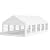20 X 40FT Party Tent Heavy Duty, Outdoor Large Wedding Tent Event Shelter with Carry Bags & Removable Sidewalls, Outdoor Canopy Galvanized Steel Carport, Commercial Tents for Event Birthday Party
