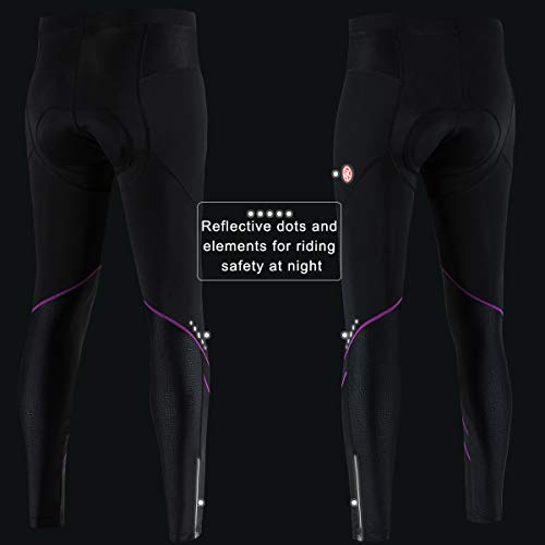 image for No/Brand EKMOMENT Women's Bike Cycling Tight Pants 3D Foam Padded Bicy