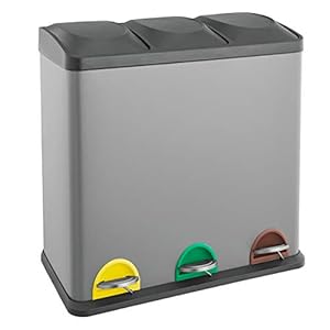 Svita TC3X15 Dreifach-Mülltrennsystem 45L