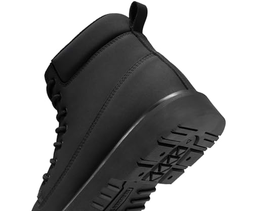 Image of LARNMERN Soft Toe Work Boots Men Waterproof Non Slip Hiking Tactical Motorcycle Chukka Boot 6 Inch Leather Comfortable Shoes