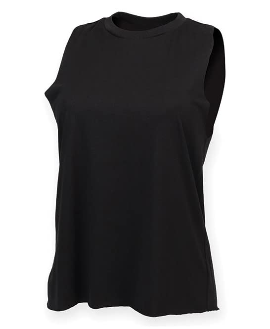 Chaleco de cuello alto para damas COOZO negro XL evita frío cuello