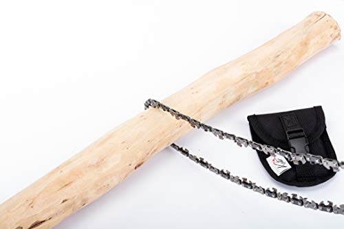 Kutir 36 Inch Pocket Chainsaw - Handy Rope Hand Saw Tool For Campting, Cutting Trees, Survival Gear, Hunting, Pruning, Or Emergency Use. #TOP4