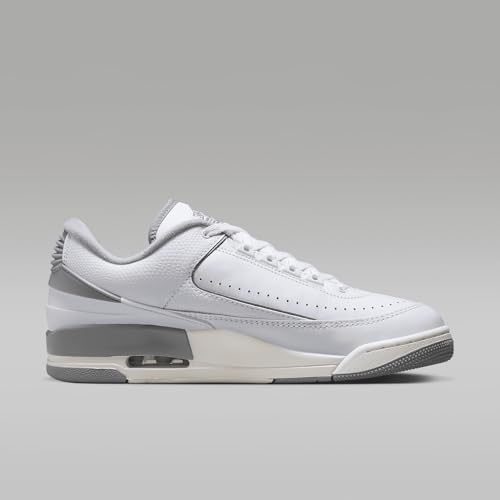 Jordan 2/3 Men's Shoes (FD0383-101, White/Sail/Cement Grey) Size 113