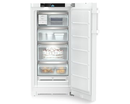 Liebherr Prime - FNB425I - 125.5X 60 X 67.5 (Hxwxdcm) - 160 Litre - Led Light - Frost Free Freestanding Upright Tall Freezer - Suitable For Outbuildings - B Energy Rated - White - 3