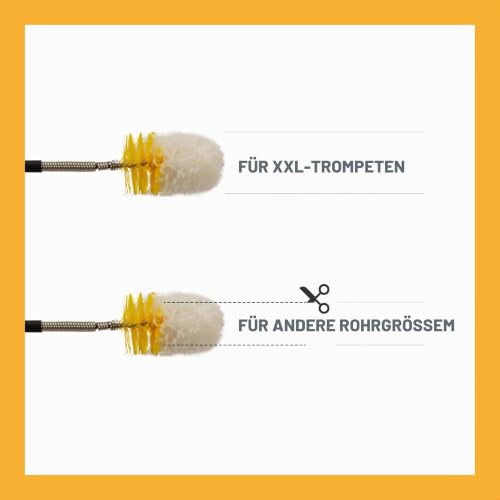 Elite Trumpet Reinigungsbürsten - Professionelles Set, Trompetenreinigungsbürsten - Profi Set