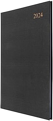 Collins Debden Collins Essential A4 Diary 2024 Daily Planner - 2024 Page A Day Diary, Journal & 2024 Planner - Business, Office, Academic and Personal Use - A4 Size (Blue)