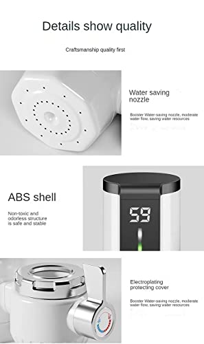 Aquecedor de água quente Torneira Aquecedor de água instantâneo Tankless Cozinha elétrica Banheiro T