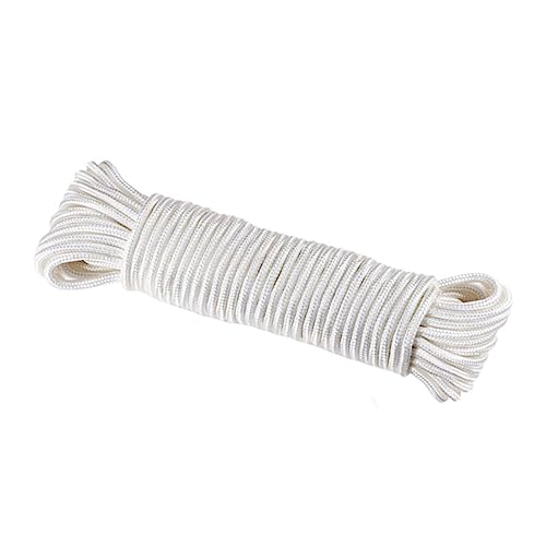 Generic Tent Guyline Ropes 2pcs 4mm White 10m Durable Camping Tool Rope for Outdoor