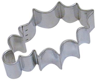 Holly Leaf 3.25 Inch Cookie Cutter from The Cookie Cutter Shop – Tin Plated Steel - Made in the USA