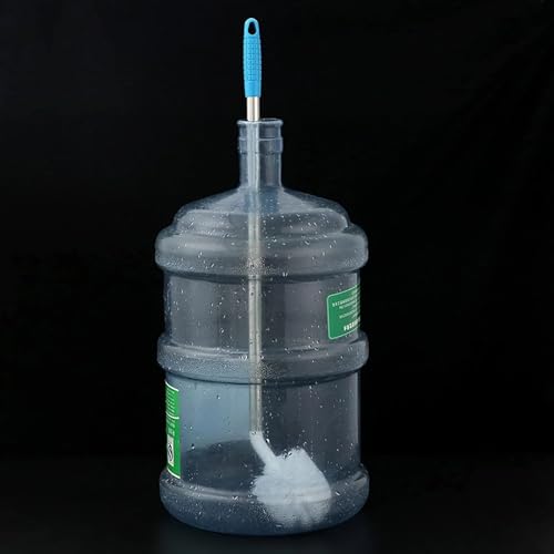Image of UCRAVO 1pc, Water Bottle Cleaning Brush, Water Bucke Cleaning Brush, Long Handle with 360 Degree Rotation, Flexible Bristle Brush for Thorough Cleaning Healthy Drinking Water, Cleaning Supplies Tool