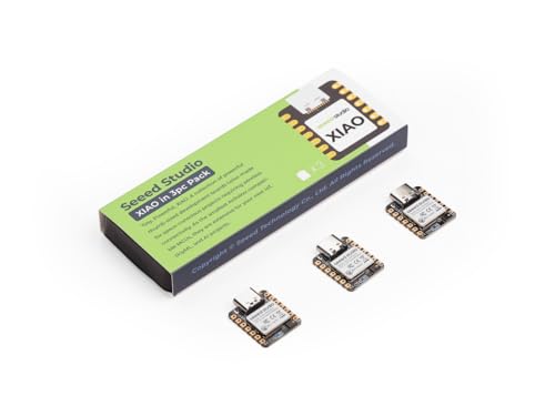 seeed studio XIAO nRF52840 Sense 3PCS Pack -NFC, Bluetooth5.0, Onboard IMU, Microphone, Antenna, supporting TinyML, TensorFlow Lite, Arduino, MicroPython, CircuitPython, tinyGo, Zephyr, Meshtastic, Amazon Sidewalk sold by Seeedstudio-Amazon Seller-USA