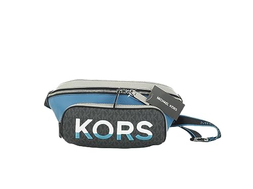Sac banane MK Cooper Michael Kors en PVC bleu multicolore pour homme et femme