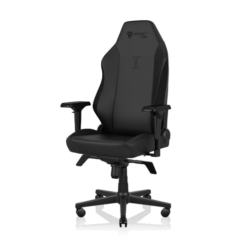 Secretlab Titan Evo Lite in Black Prime 2.0 Leatherette Gaming Chair – Reclining – Ergonomic & Heavy Duty Computer Chair with 4D Armrests & Lumbar Support – Black