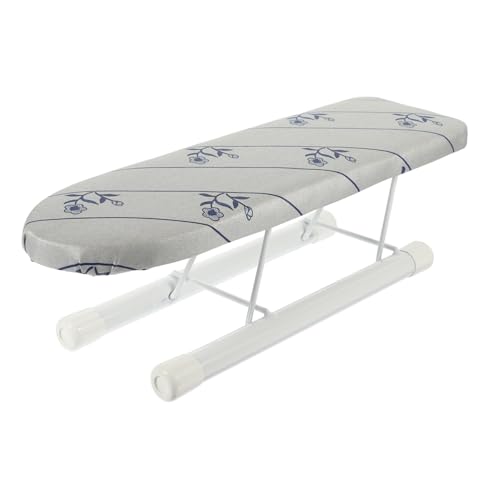 SWOOMEY Tabla De Planchar Junta Tableros Plegable Tablero para Doblar Camisas Mesa para Planchar Ropa Mini Tablas De Planchar Relleno De Planchado Alfombrilla De Prensado Silver Tela