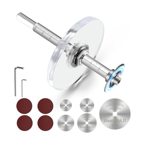 Blisfulhoks Inside Pipe Cutter for PVC Pipe Cutter Tool, Cutter Tool with 3.15inch Scale Adjustable, 5Pcs Saw Blades and Hex Shank