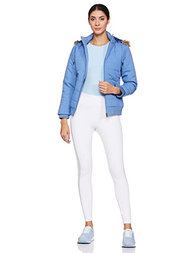 Image of Qube By Fort Collins Women's Puffer Jacket with Ribbed Hem - Trendy Lightweight Winter Wear for Casual & Street Style