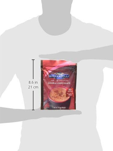 Ghirardelli Double Chocolate Premium Hot Cocoa, 10.5 Ounce -- 6 Per Case. #TOP2