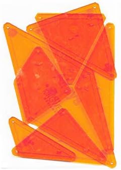 Jen Kingwell Acrylic Tempters Series Template Set - Aireys 12" Quilt Block