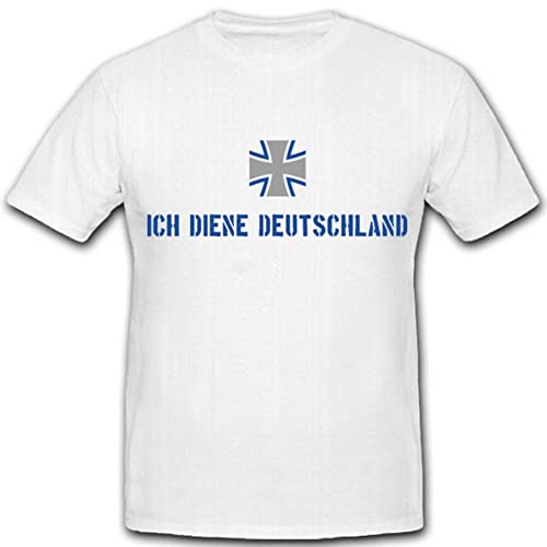 T-shirt Bundeswehr Balken Croix blanc modèle imprimé graphique en taille XXXXL