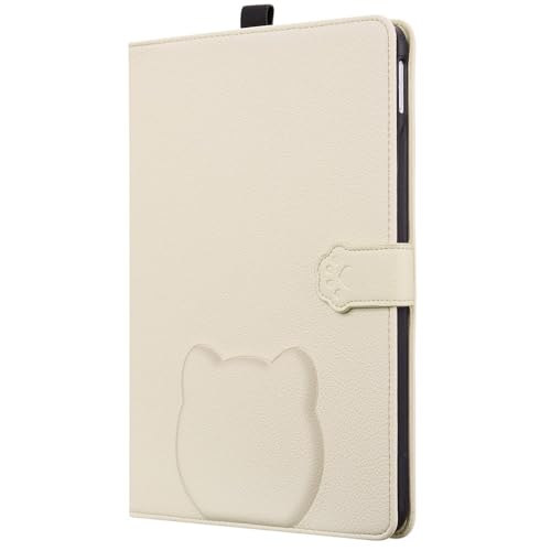 Étui portefeuille en cuir beige pour iPad mini 6 housse antichoc 8,3 pouces