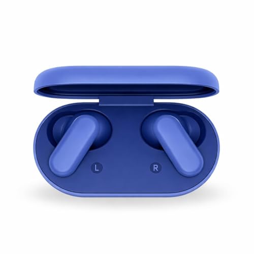 Image of Original Wireless Bluetooth Earbuds for Oneplus Buds 2r, 12.4mm Drivers, Built in Mic, Wireless Bluetooth Connectivity & Lightweight Design to Carry Easily (Blue) F4G