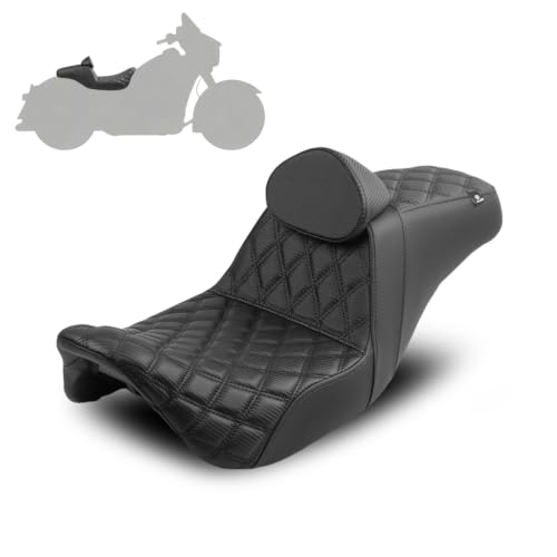HI-LINE Gel Touring Seat for Harley