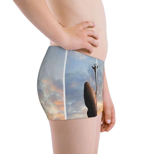 Boys' Cotton Boxer Brief Soft Underwear-Elephant Giraffe2