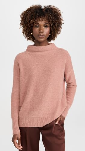 Image of Vince Women's Boiled Funnel Neck Pullover