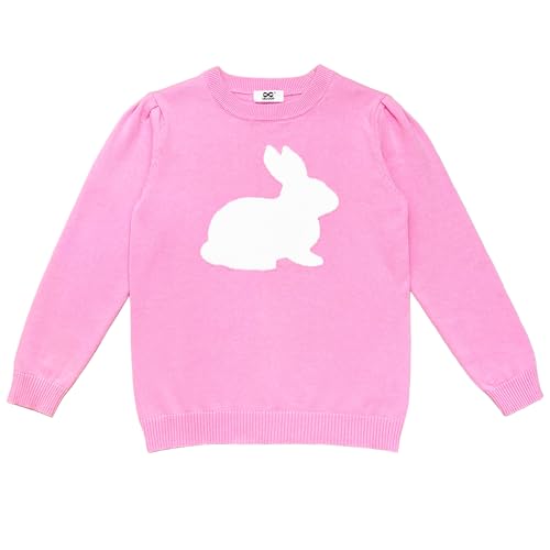 Image of Kids Crewneck Pullover Sweater Cute Pattern Long Sleeve Sweatshirt Holiday Costumes for 5-14 Years Child