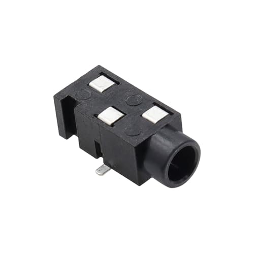 Conector Hembra de 3,5 mm PJ320B SMD de 3 Pines con Ajuste Firme 10 Uds