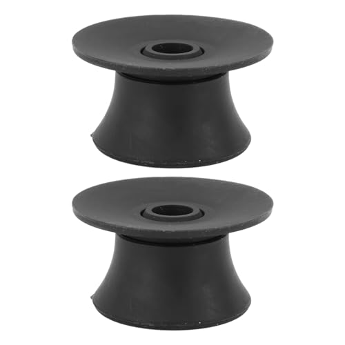 1/4 Inch Nab Hub Optical Shaft Adapters, 1 Pair Reel to Reel Tape Opener Nab Hub Adapter Rubber Rings for Studer ReVox, for Akai, for Teac, for