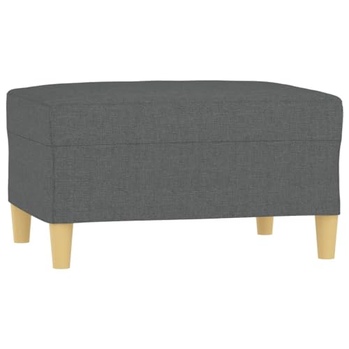 Mhdvray Taburete tapizado de tela, 70 x 55 x 41 cm, moderno con marco de madera contrachapada resistente y acolchado suave, taburete estable para salón y dormitorio