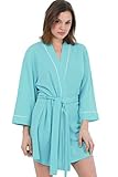 Jones New York Women's Robe Sleepwear Bath Robe Soft Comfortable Spa Robe Loungewear House Robe for...