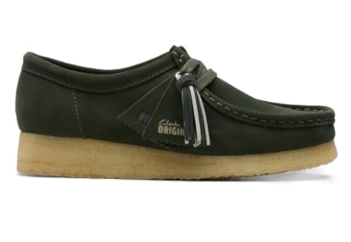 CLARKS ORIGINALS Wallabee Shoes Forest Green 8.5