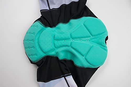 CR Men's Cycling Jersey Set Road Bike Jersey Zipper Pocket Short Sleeves Cycling Kits Bib Shorts 3D Padded