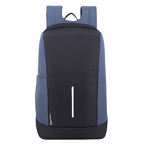 amazon basics Slope Laptop Bag/Office/College backpack for 15.6 inch laptop, Anti-Theft Design (23 L, Grey)