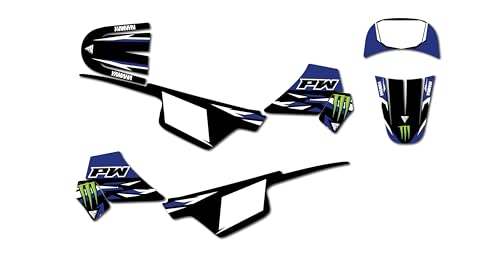 KIT DECO MOTO CROSS ADAPTABLE PW 50 TORY (Noir)