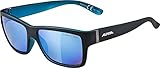 Alpina Kacey Gafas de Sol, Unisex-Adulto, Black Matt-Blue, Talla única