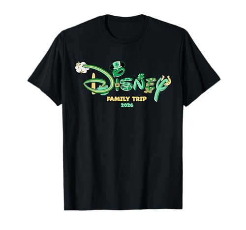 Disney St. Patrick's Day Family Trip 2026 Matching Vacation T-Shirt