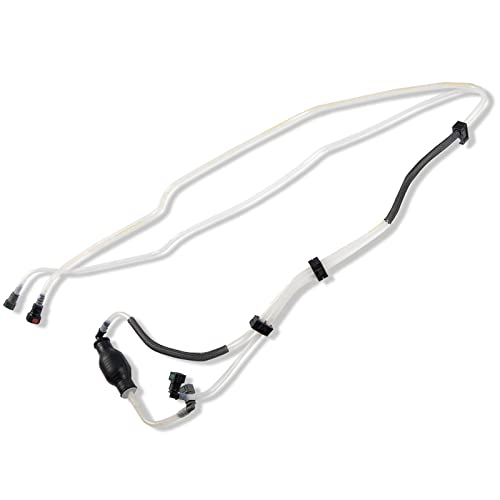 Durite Tuyau d'Alimentation de Carburant avec Pompe Poire d'Amorçage compatible pour CLIO II KANGOO THALIA I 1.5 DCI - 8200218942 8200050936