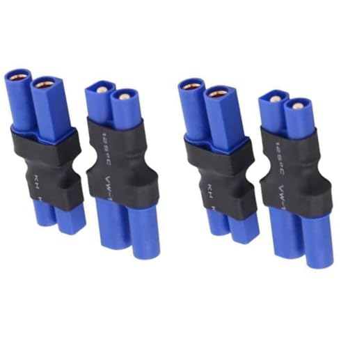 AFDHGS 4 peças de adaptador de conector EC3 macho para fêmea EC5