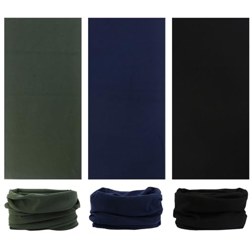 Image of Neck Gaiter for Men Women Headwear Bandana Head Wrap Face Scarf Mask Cover Warmer Balaclava-Seamless & Versatile