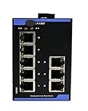 YZHATDH Industrial Grade Ethernet Switch 5 Port 8 Port Industrial Switch 12V24V Guide Switch IDM-7180 IDM-7150