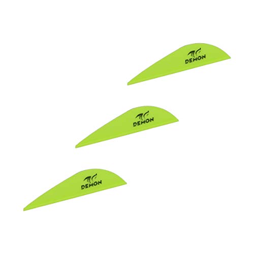 Letszhu Arrows Vanes 2.5 Inch Plastic Fletches Vane Diy Archery Arrow For Hunting Targeting (39 Pack) (Neon Yellow) #TOP5