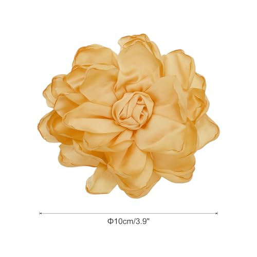 Image of PATIKIL Rose Flower Hair Clips, Fabric Brooch Pins for Women Wedding Party Dance Dress Clothes Accessories Valentine's Day Gifts