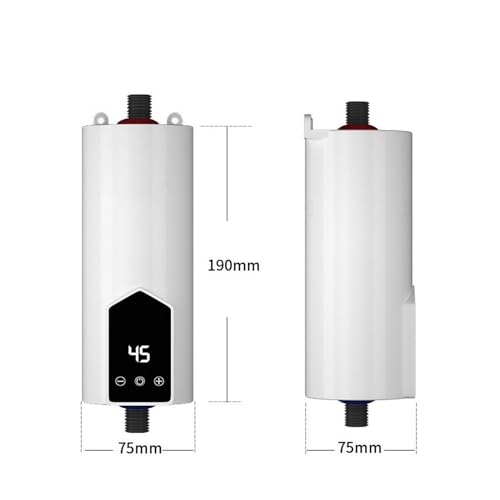 Natychmiastowy podgrzewacz wody, 5500w Kuchnia Łazienka Natychmiastowy Elektryczny Kran Z Podgrzewaczem Wody Bezzbiornikowy Podgrzewacz Ciepłej Kranu Prysznic(No Shower,220 5500W)