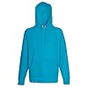 Fruit of the Loom Men's Classic Hooded Sweatshirt Kelly Green #1
